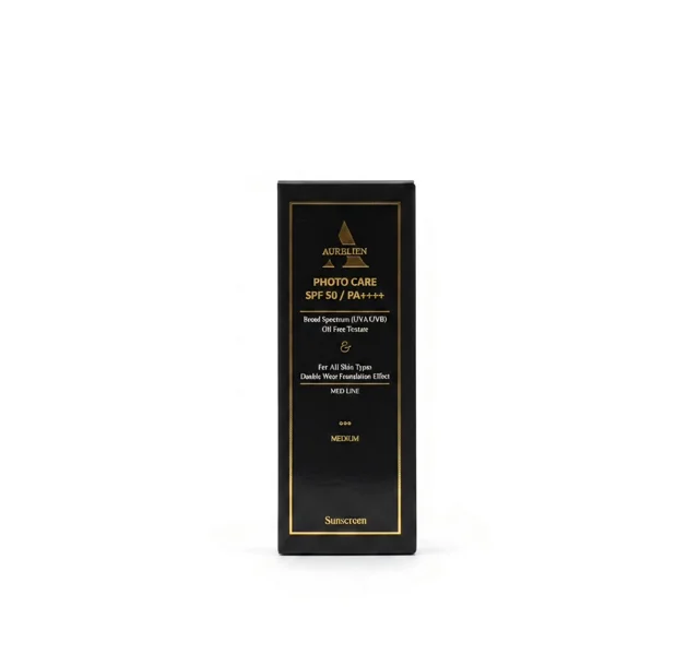 کرم ضد آفتاب رنگی اورلین با کاور کرمپودری (SPF 50) رنگ مدیوم - فاقد چربی
